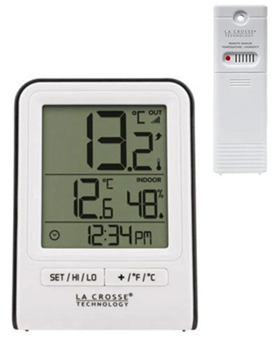 308-1409WTv4 La Crosse Wireless Temperature Humidity Thermometer