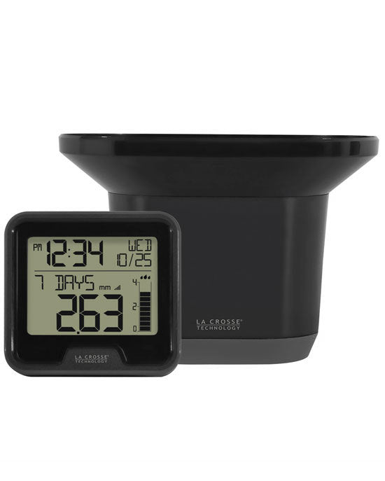 724-1409v2 La Crosse Digital Rain Gauge with Indoor Temperature