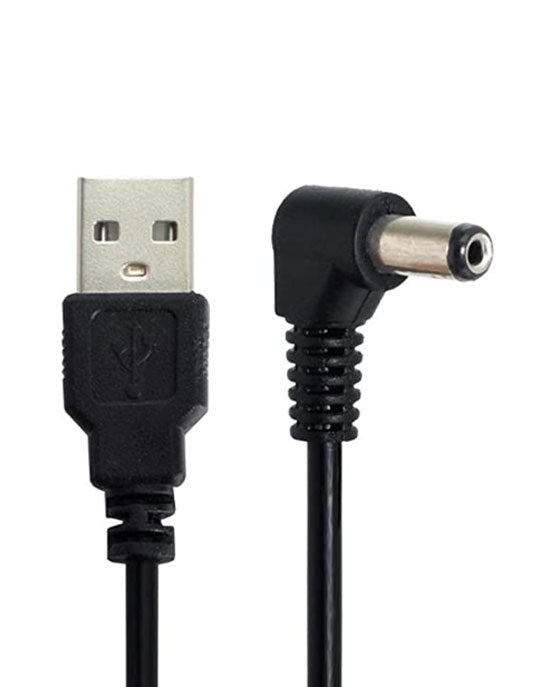 USB Plug to 3mm DC Plug 1.8m Black Power Cable Lead