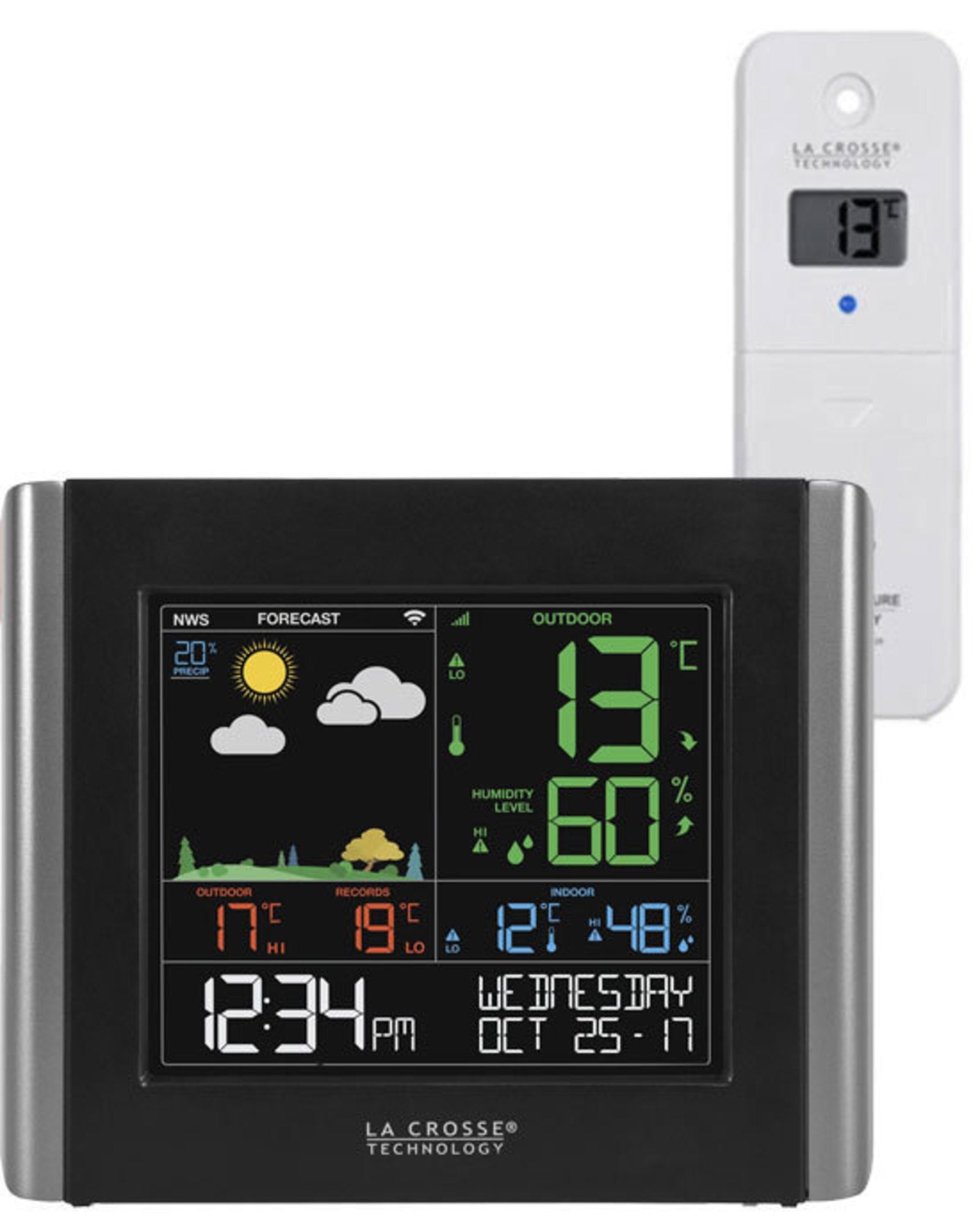 V10-TH La Crosse WIFI Colour Weather Station