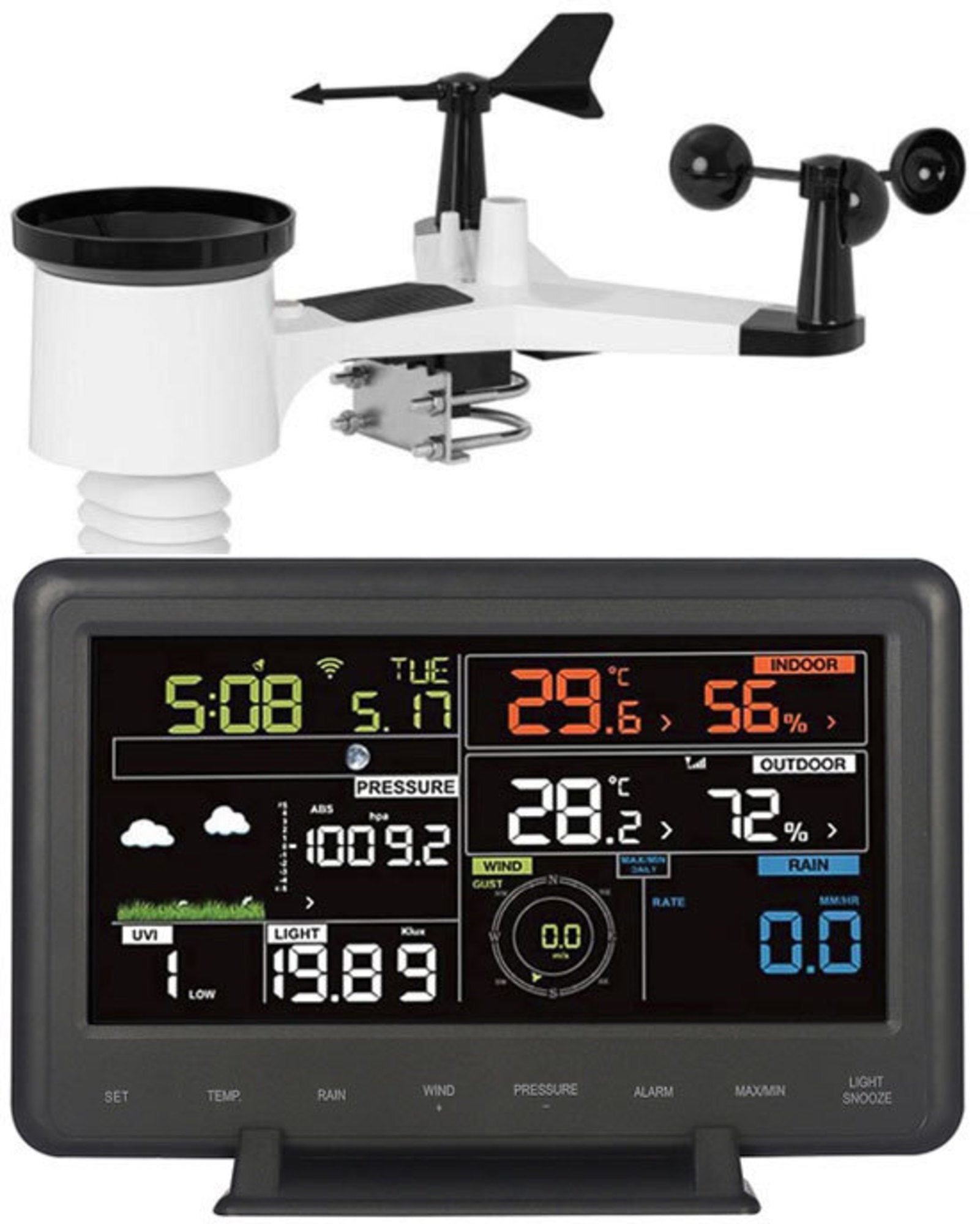 WS2980C-PRO TESA Professional WIFI Colour Weather Station